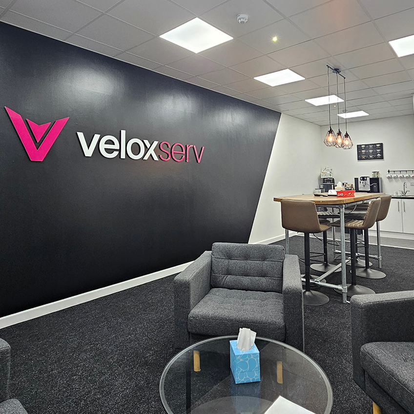Client meeting room and free parking facilities at VeloxServ Wolverhampton data centre